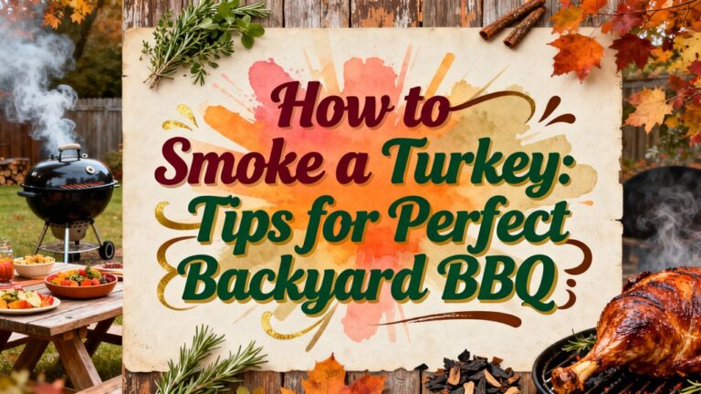 backyard smoked turkey barbecue tips