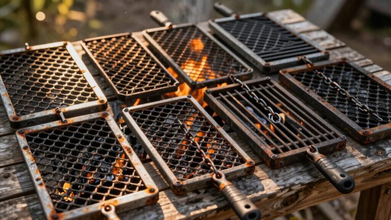 campfire grilling for outdoor cooking