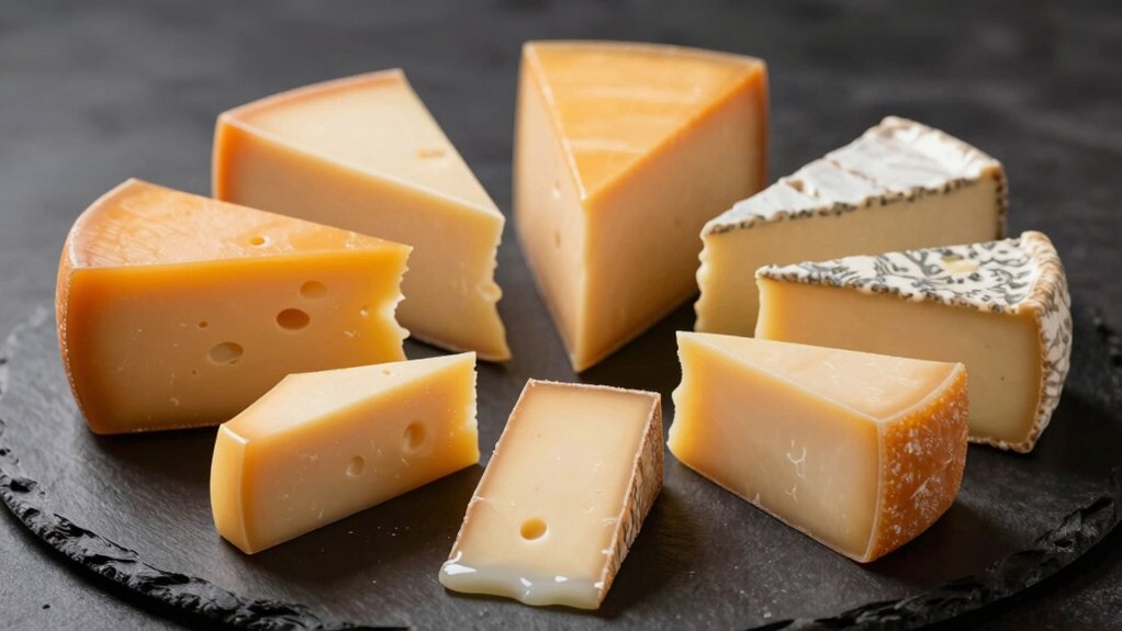 cheeses melt dreamlike on raclette grill