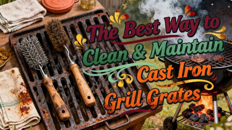 clean and maintain cast iron