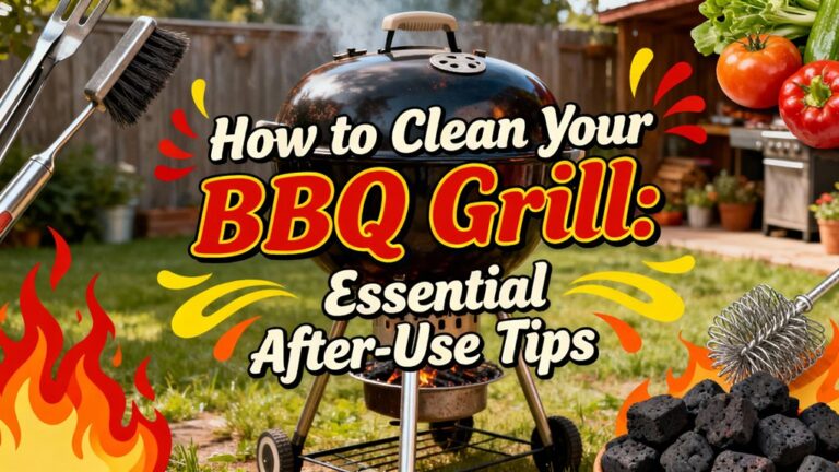 clean bbq grill after use essential tips