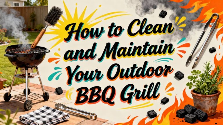 clean maintain outdoor bbq