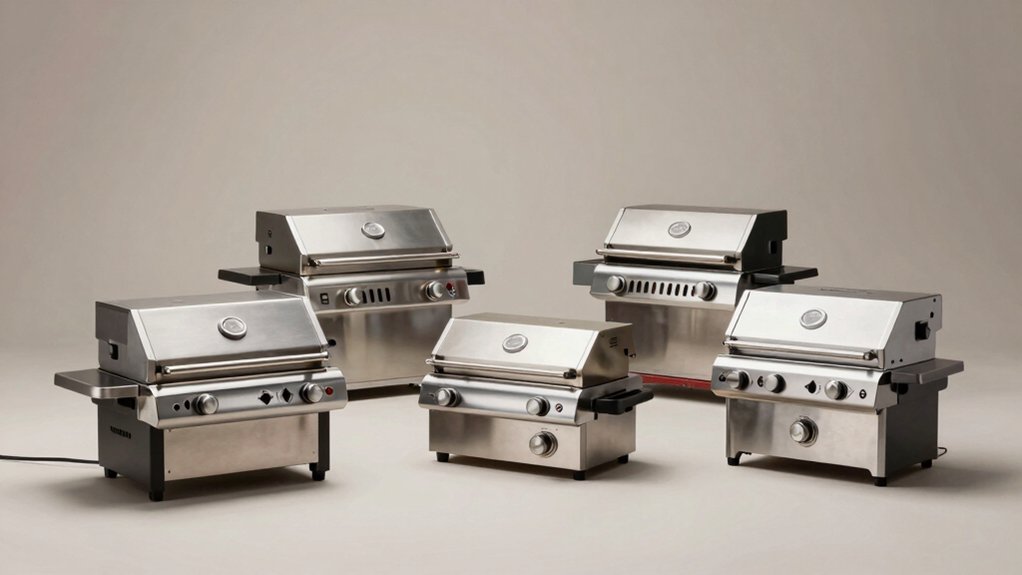 compact cooking space grills