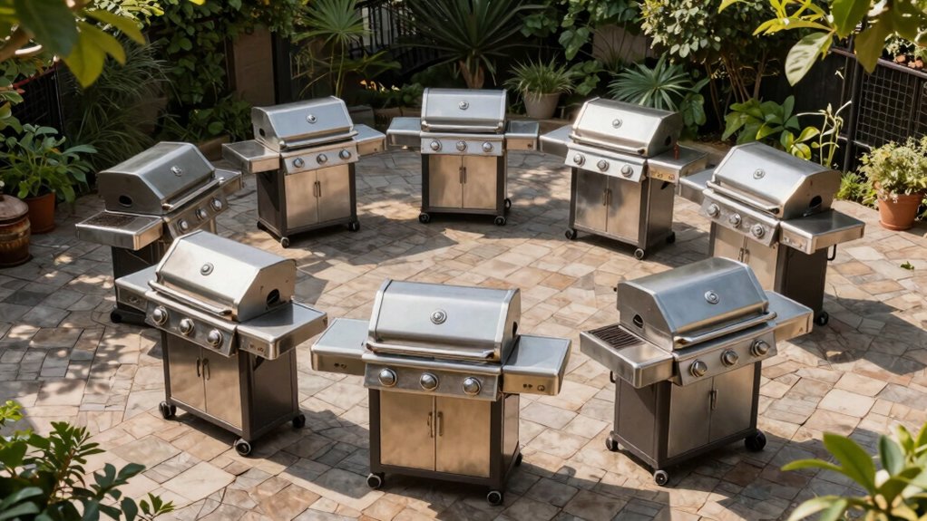 compact patio small gas grills