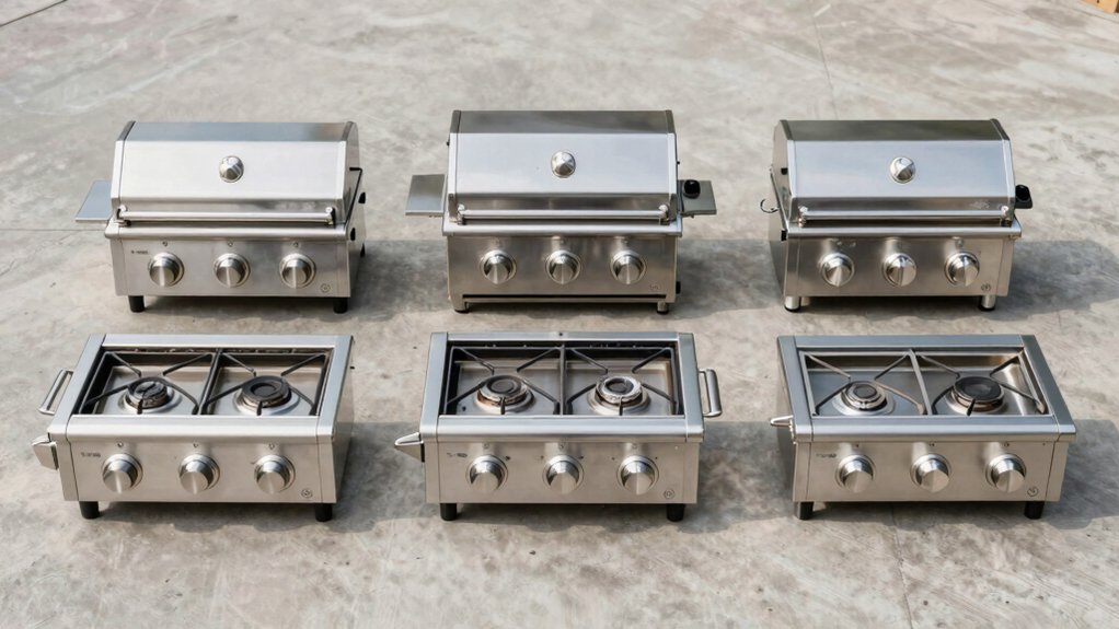 compact patios grilling essentials tabletop gas