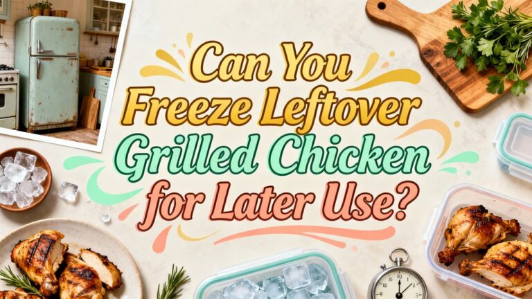 freeze leftover grilled chicken later