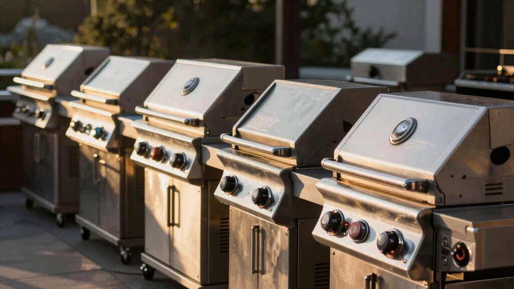 gas grills with side burners