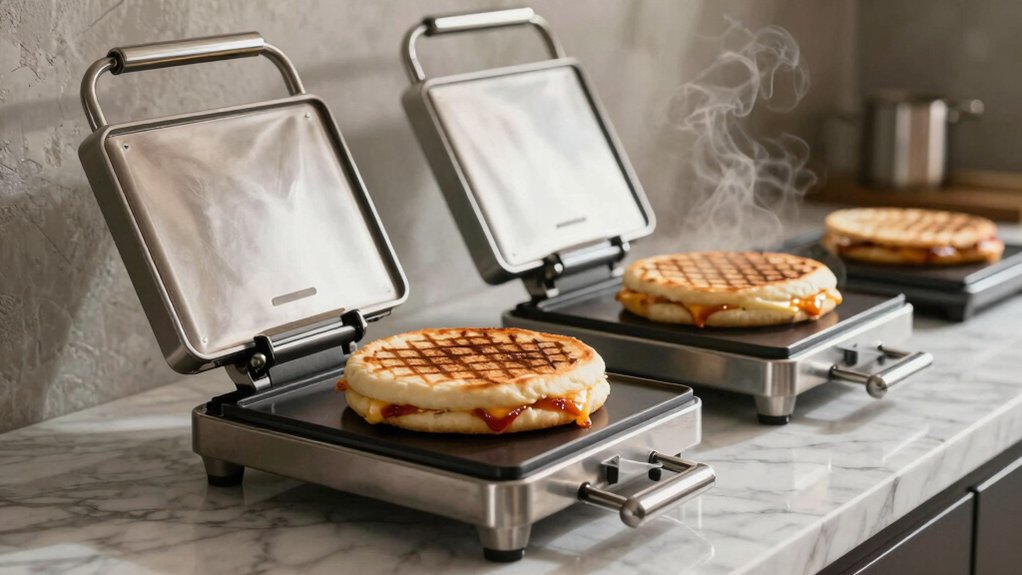 grill machines crisp sandwiches professionally
