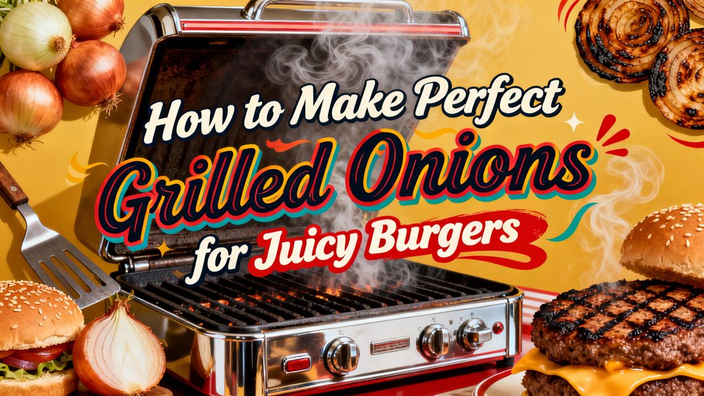 grill onions for juicy burgers