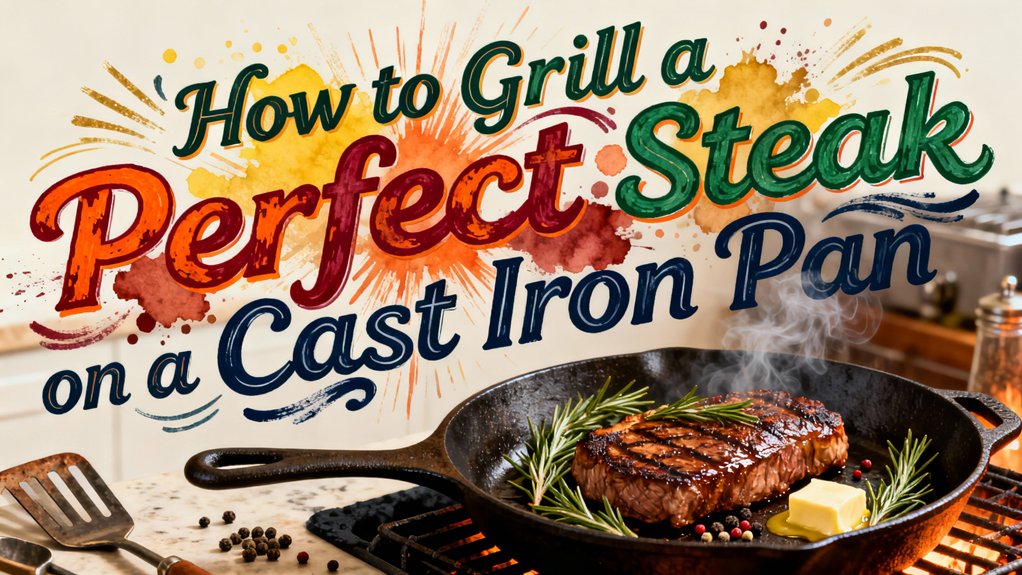 grill perfect steak on cast iron