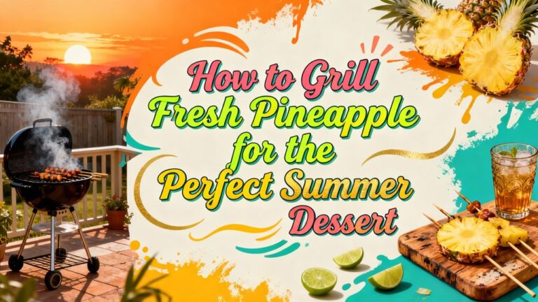 grill pineapple for summer dessert