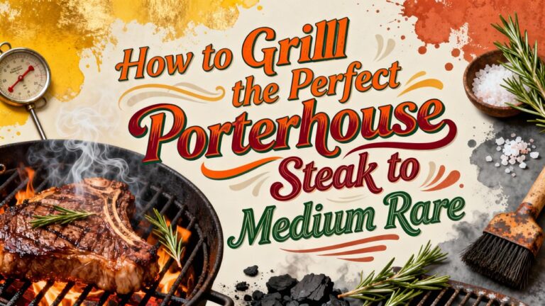 grill porterhouse steak medium rare