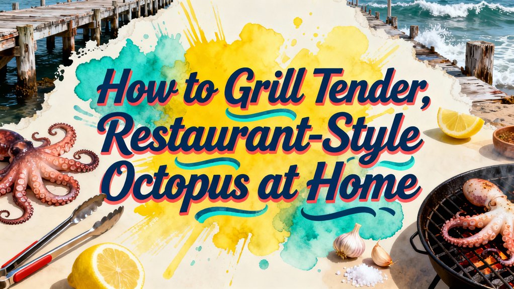 grill tender restaurant quality octopus home