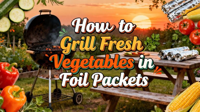 grill vegetables in foil packets