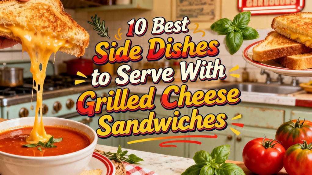 grilled cheese sandwich complementary side dishes