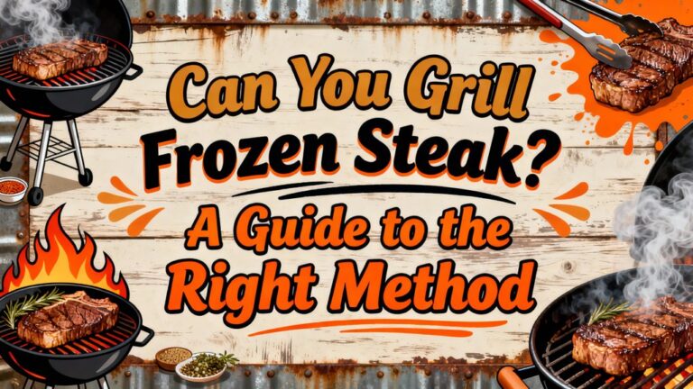 grilling frozen steak proper technique