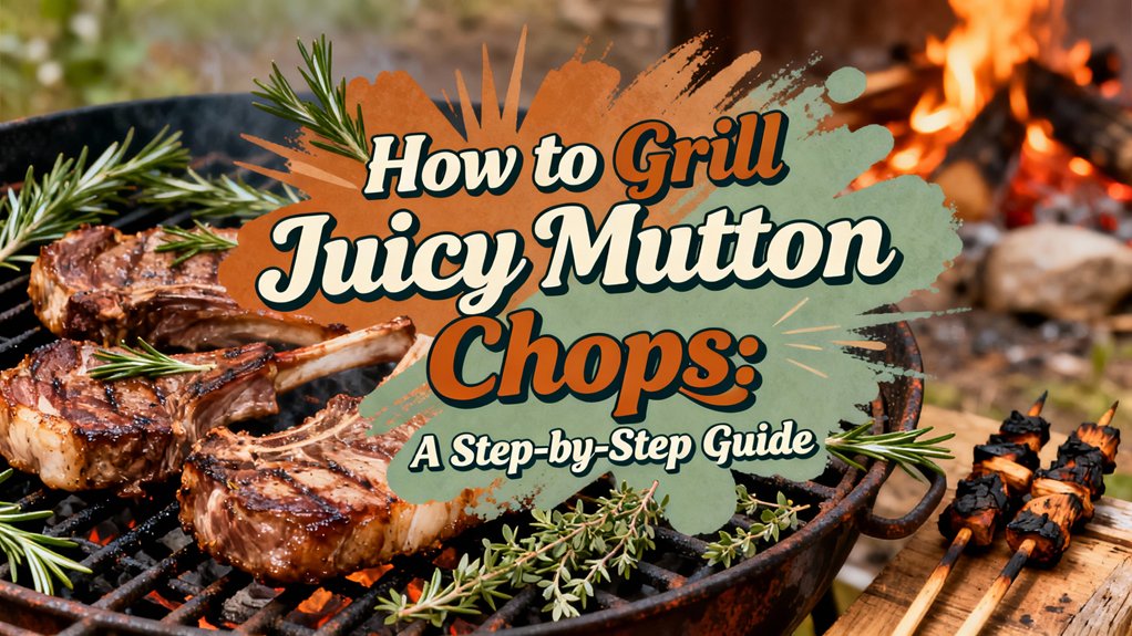 grilling juicy mutton chops step by step