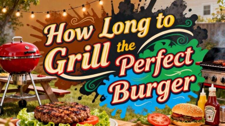 grilling the perfect burger time