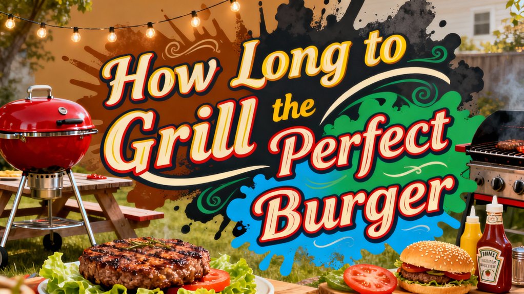 grilling the perfect burger time