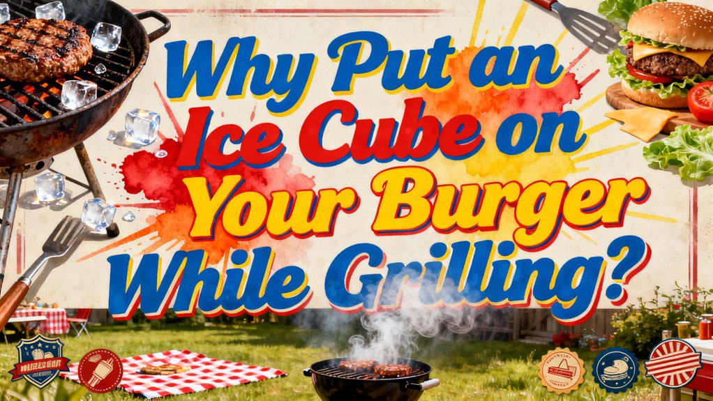 ice cube burger grilling hack