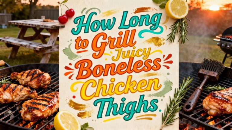 juicy boneless chicken thighs grilled