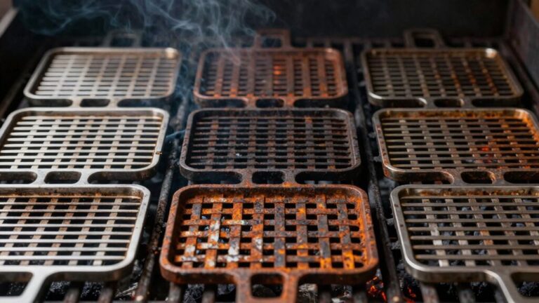 metal grill grates handle heat professionally