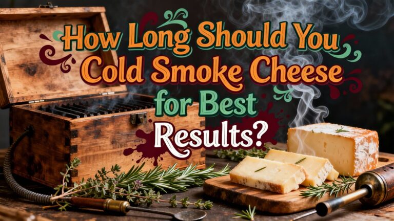 optimal cheese cold smoking duration