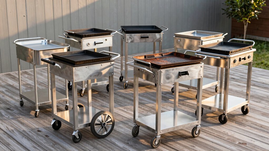 outdoor cooking with blackstone wheels