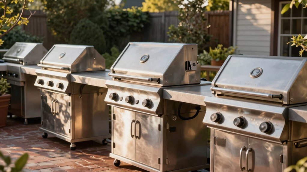 outdoor grills with countertop space