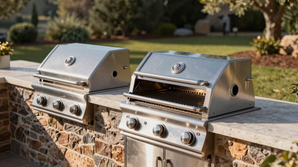 outdoor kitchen charcoal grills elevate
