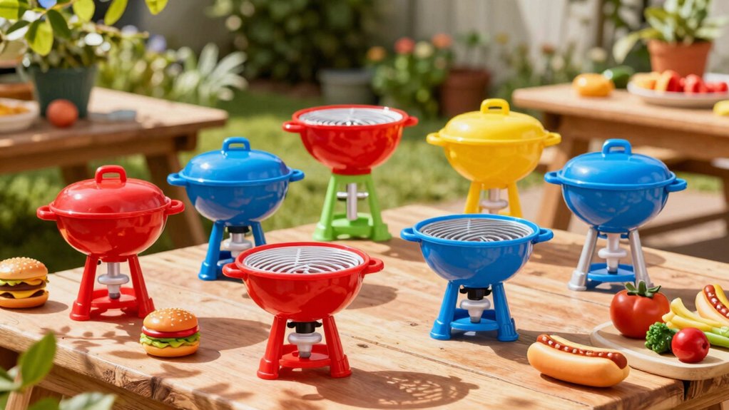 outdoor play grill kids fun
