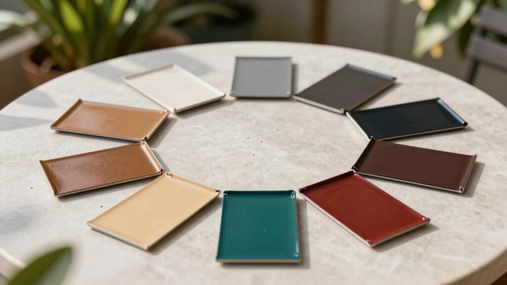 outdoor space transformation via grill painting