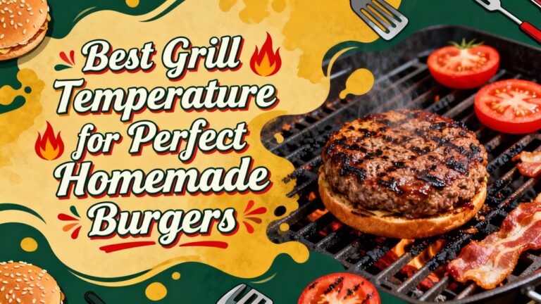perfect homemade burger grill temperature