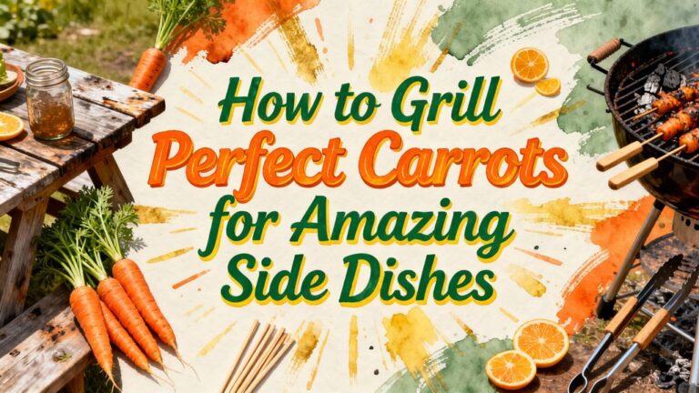 perfectly grilled carrots for exceptional sides