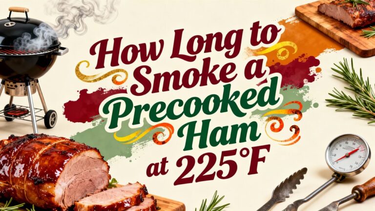 precooked ham smoking time estimate