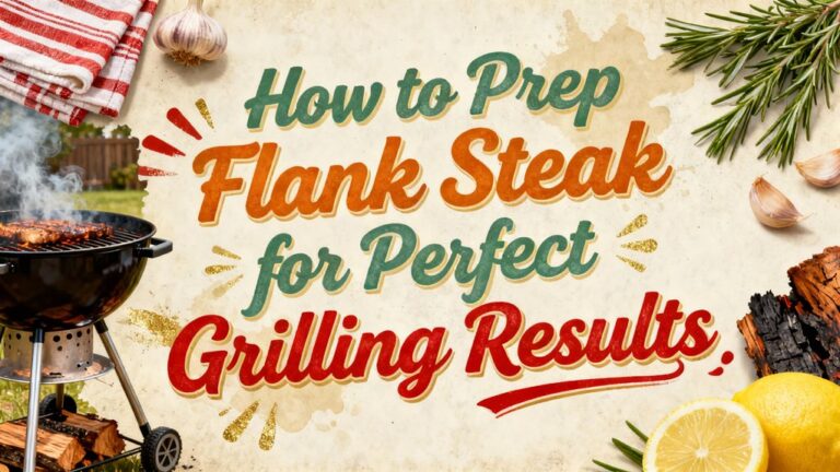 prep grill perfect flank steak