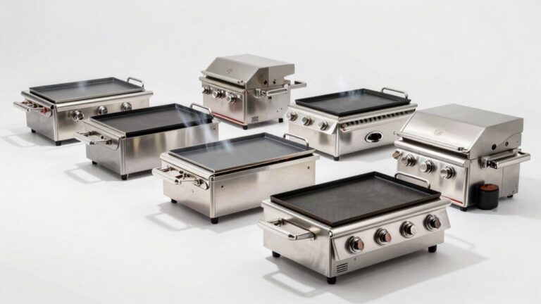 professional flat top grill cooking