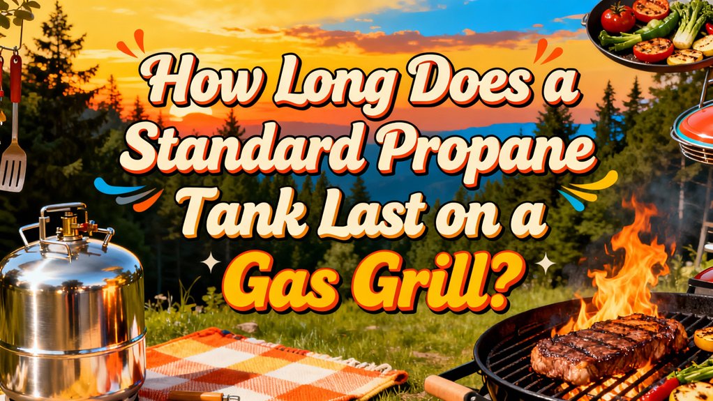 propane tank duration on gas grill