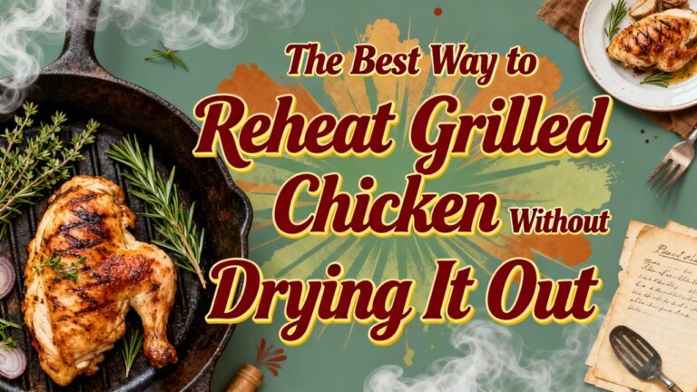 reheat grilled chicken without drying