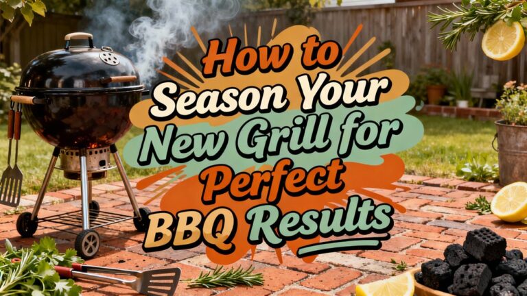 seasoning new grill for optimal barbecuing