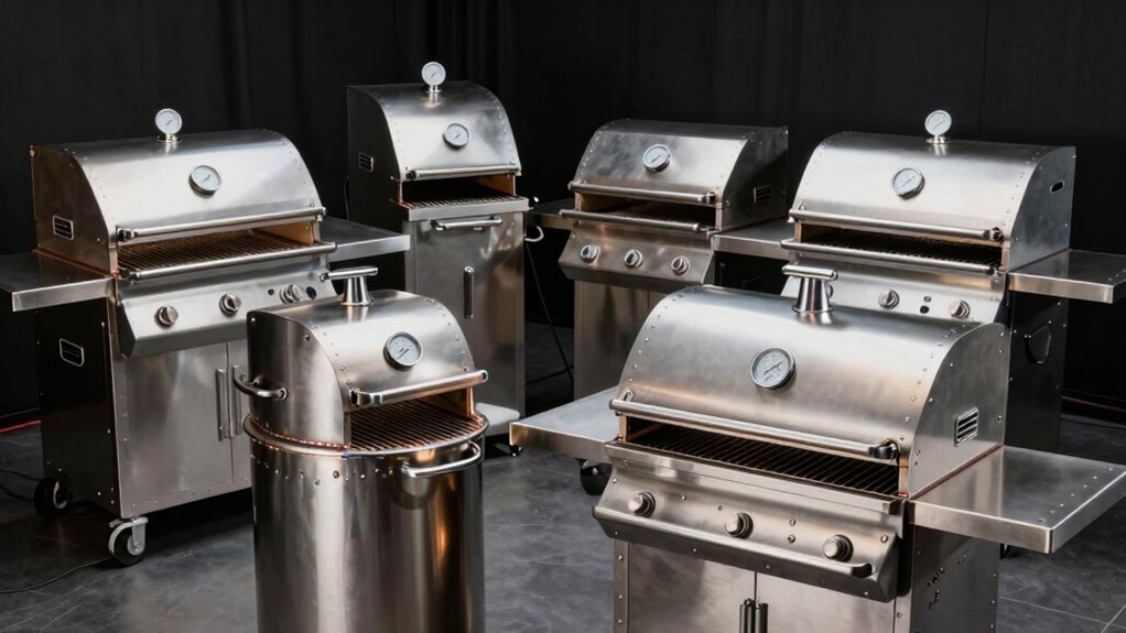 serious bbq stainless steel charcoal grills