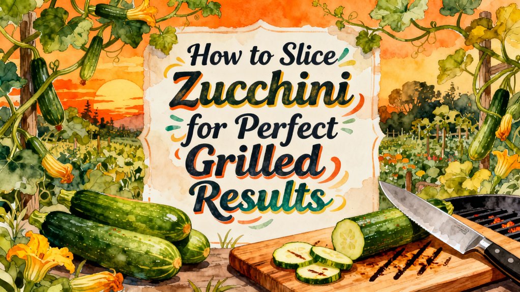 slice zucchini for grilled perfection