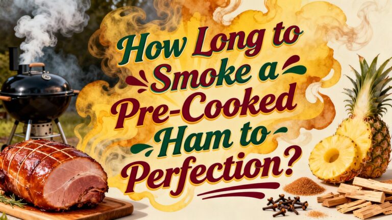 smoke pre cooked ham to perfection