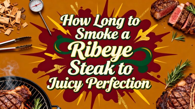 smoke ribeye steak to juicy perfection
