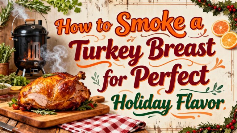 smoke turkey breast for holiday flavor