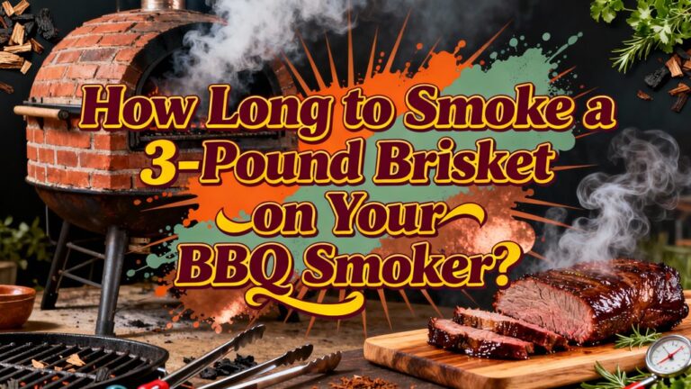 smoking 3 pound brisket on smoker