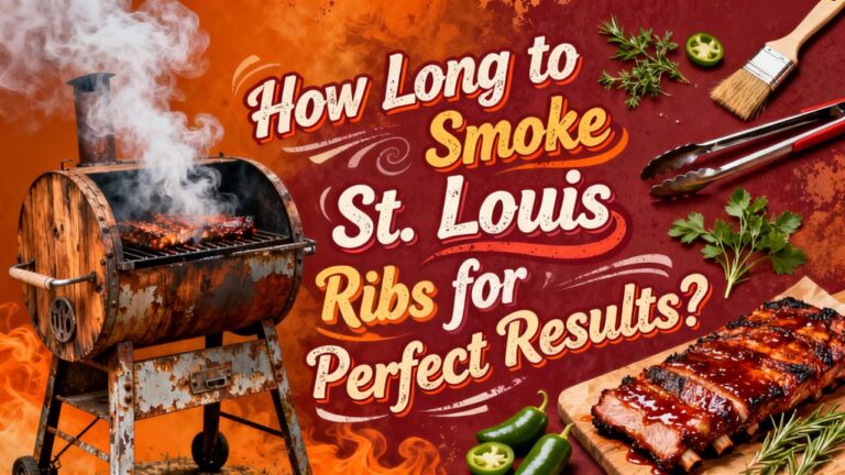 smoking duration for st louis ribs