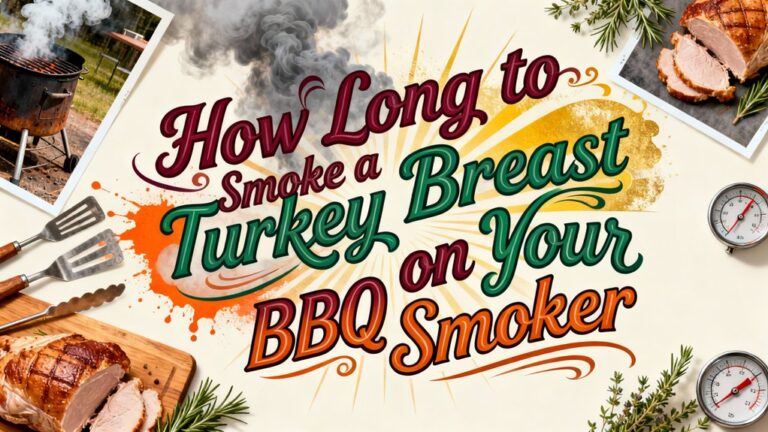 smoking turkey breast on bbq smoker
