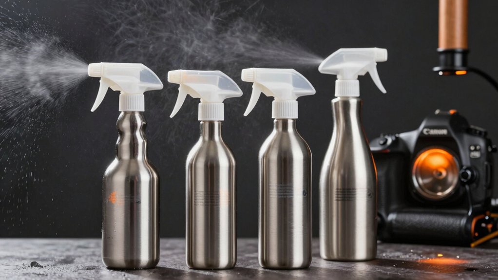 spray bottles for heat retaining grill