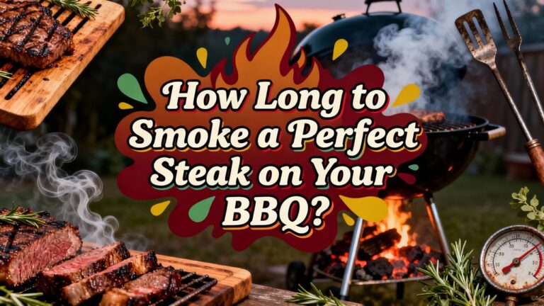 steak smoking time on barbecue